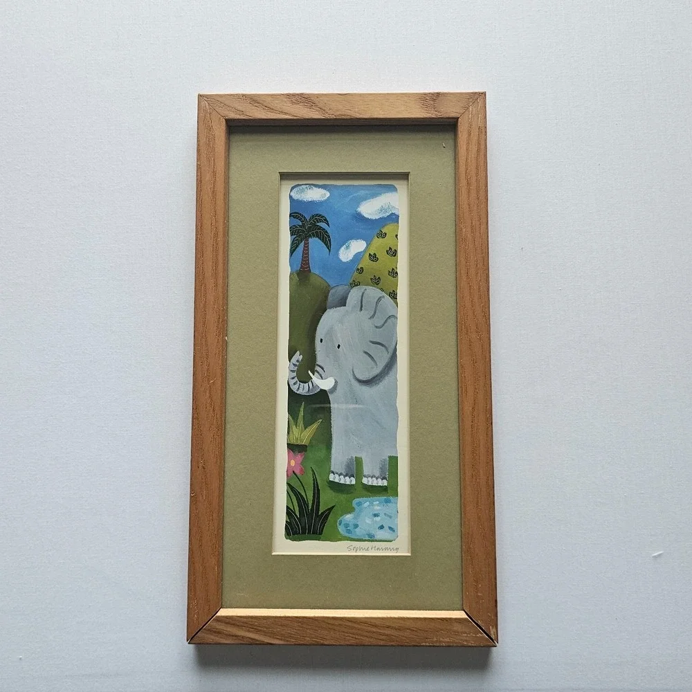 Sophie Harding ELEPHANT Children's  Nursery Pictures 7
